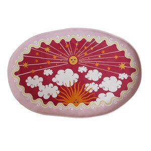 All The Luck in the World All the Luck in the World - Large Oval Plate Sun