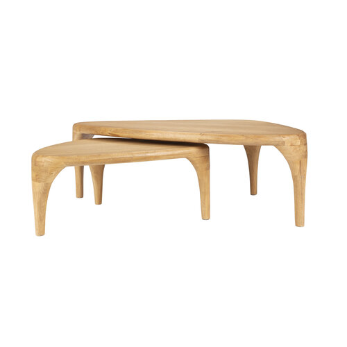 Salontafel Isla (set van 2) - Natural