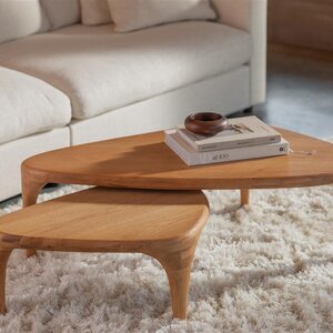 Salontafel Isla (set van 2) - Natural