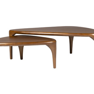 Salontafel Isla (set van 2) - Walnut