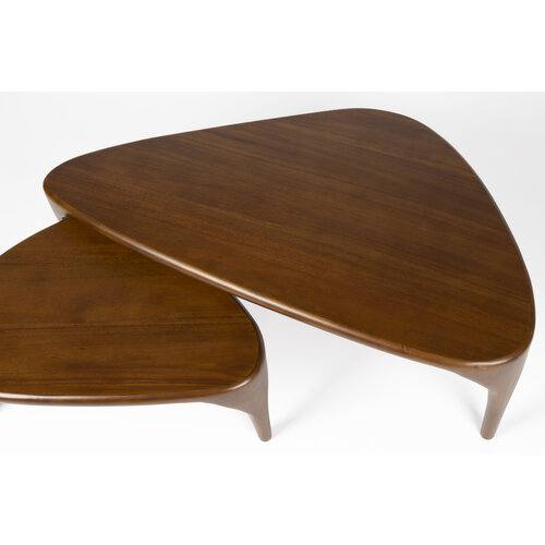 Salontafel Isla (set van 2) - Walnut