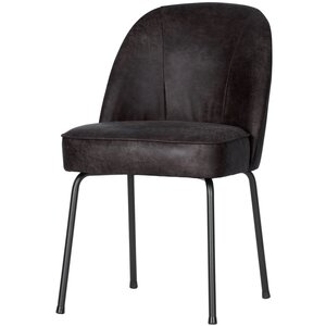 Woood Stoel Vogue - Leer Zwart