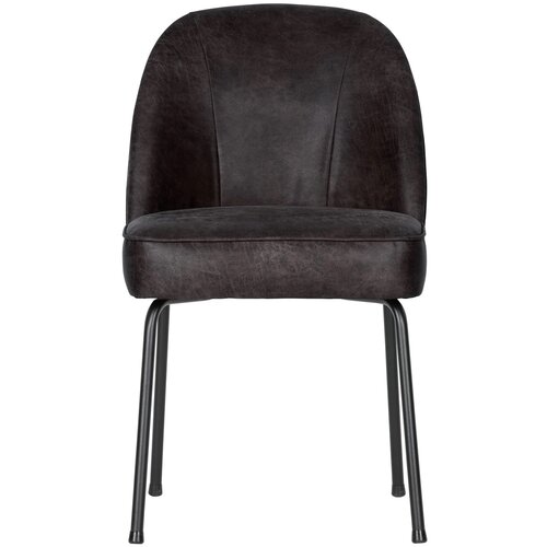 Woood Stoel Vogue - Leer Zwart