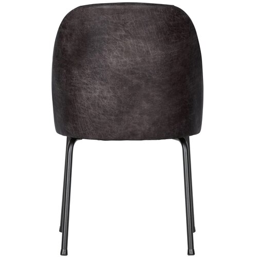Woood Stoel Vogue - Leer Zwart
