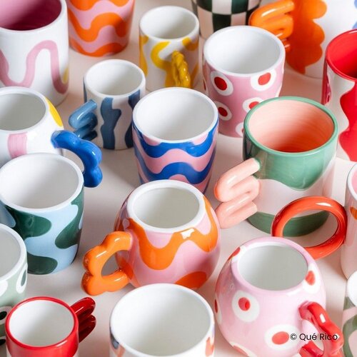 Qué Rico Mug Juanita - Blue