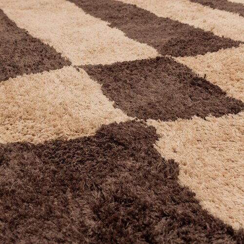 Woood Vloerkleed Fafa - Bruin 200 x 300 cm Woood Vloerkleed Fafa - Bruin 200 x 300 cm