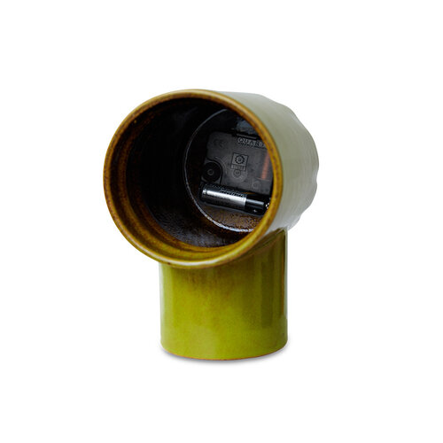 HKliving Klok Keramiek - Retro Olive