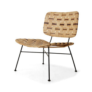 HKliving Loungestoel Rattan - Naturel