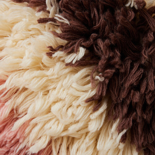 HKliving Kussen Fluffy - Striped 55 x 55 cm