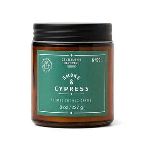 Geurkaars sojawas Jar - Smoke & Cypress 227g