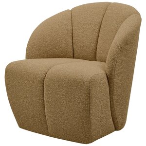 Woood Draaifauteuil Mojo - Geel Bruin Melange