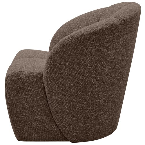 Woood Draaifauteuil Mojo - Bouclé Bruin Melange