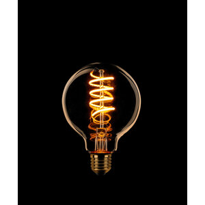 LED Lamp Globe - Spiraal 3 stappen dimbaar - heel warm licht