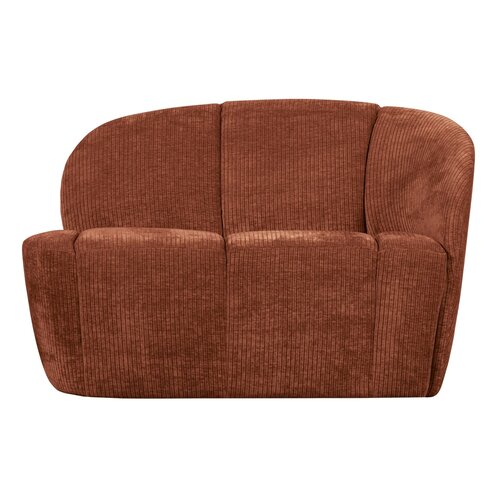 Woood Bankje Mojo Rechts - Rib Roestbruin