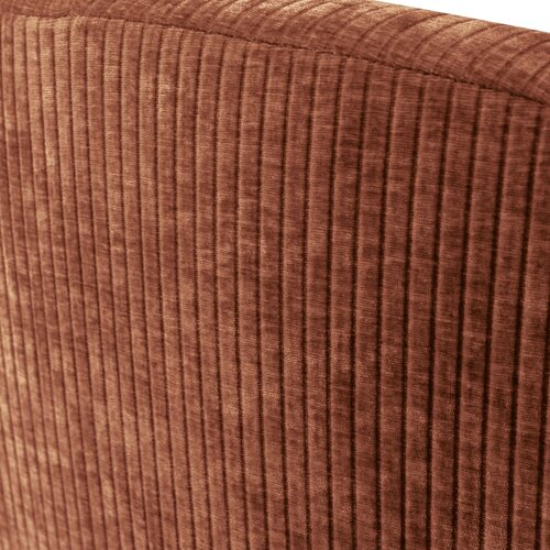 Woood Bankje Mojo Rechts - Rib Roestbruin