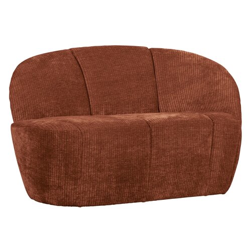 Woood Bankje Mojo Rechts - Rib Roestbruin