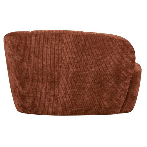 Woood Bankje Mojo Rechts - Rib Roestbruin