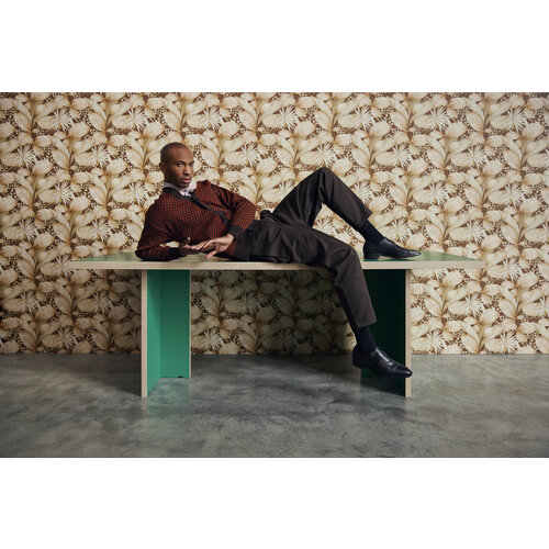 HKliving Eettafel Green - 220 x 90 cm