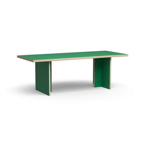 HKliving Eettafel Green - 220 x 90 cm