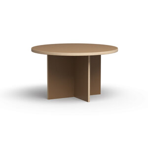 HKliving Eettafel Brown - Ø130 cm