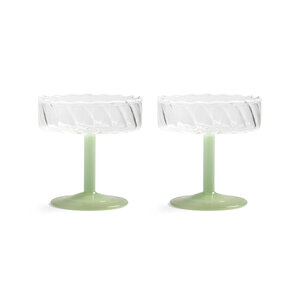 &Klevering Coupes (set van 2) Twirl - Green