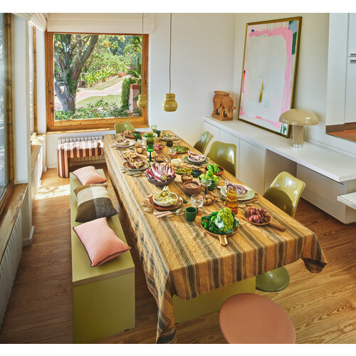 HKliving Bench Olive - 180 cm