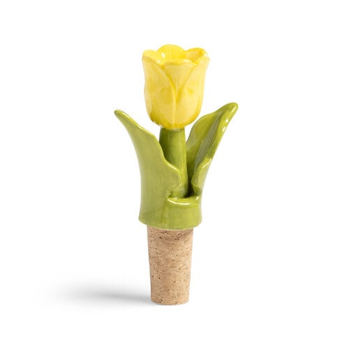 &Klevering Flesstop Tulip - geel &Klevering Flesstop Tulip - geel