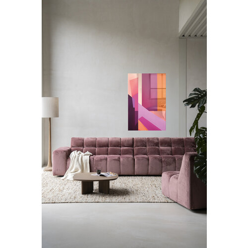 Artwork Folded Lines - Glas 100 x 150 cm