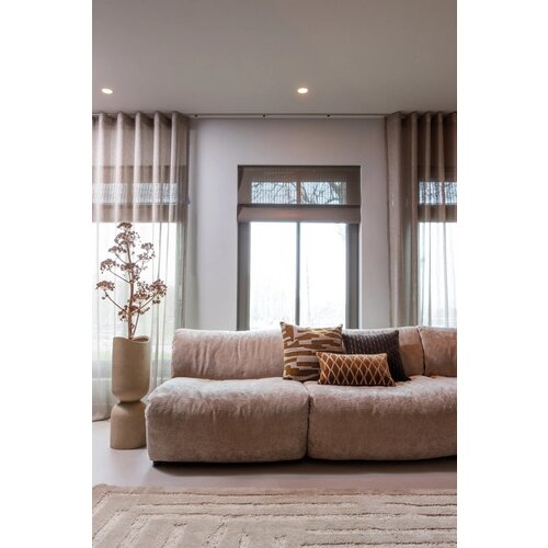 Woood Kussens Isai (set van 3) - Bruin