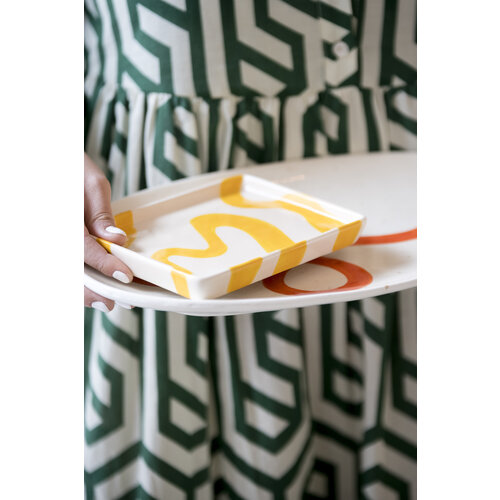 Qué Rico Tray Javier - Spanish Swirls