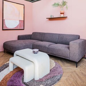 COMF Collection Zetel Helsinki - Opstelling: Divan Rond L + 2-zit R - Stof: Andermaat 8 (cat. D)
