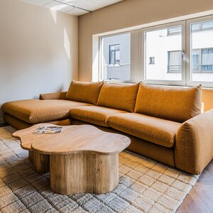 COMF Collection Zetel Butler - Opstelling: Divan L + 3-zit R - Stof: Alpine bronze (cat. 8)