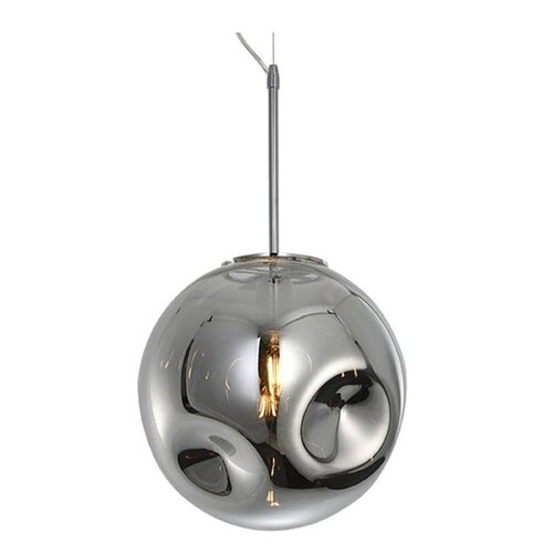 Leitmotiv Hanglamp Blown Glass Rond - Chroom Leitmotiv Hanglamp Blown Glass Rond - Chroom