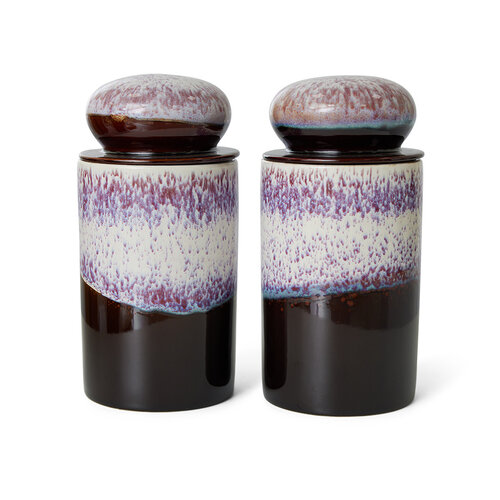 HKliving Storage Jar 70s - Yeti