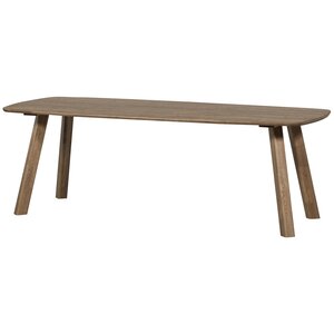 Woood Tablo: Eettafel Deens Ovaal Cashmere Brown - 220 x 100 cm
