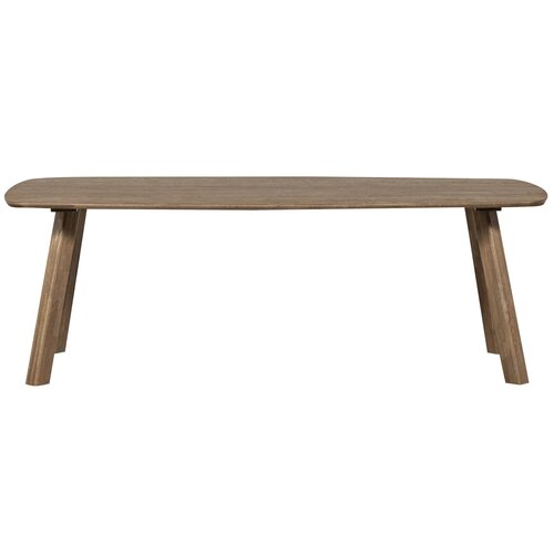 Woood Tablo: Eettafel Deens Ovaal Cashmere Brown - 220 x 100 cm