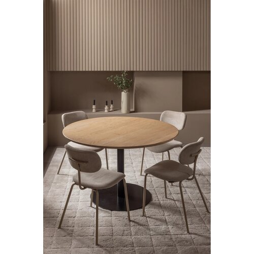 Woood Tablo: Eettafel Rond Transparant - Ø120 cm