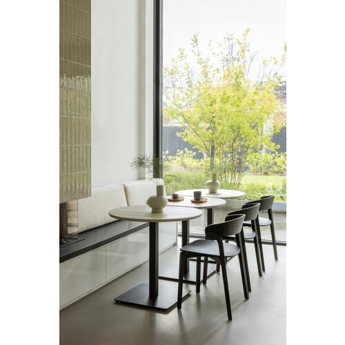 Woood Tablo: Bistrotafel Dakargrau - 80 x 74 cm