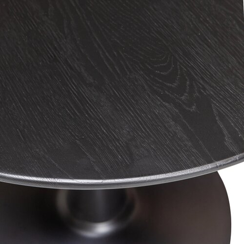 Woood Tablo: Eettafel Rond Blacknight - Ø80 cm