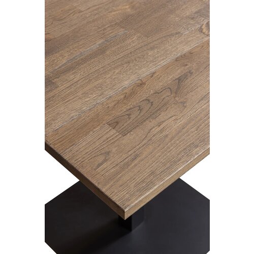 Woood Tablo: Eettafel Vierkant Cashmere Brown- 80 x 80 cm