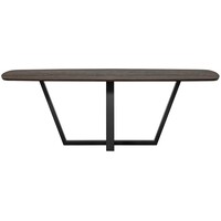 Tablo: Eettafel Deens Ovaal Mystic Brown - 220 x 100 cm