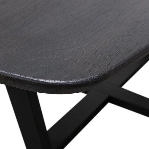 Woood Tablo: Eettafel Deens Ovaal Mystic Brown - 220 x 100 cm