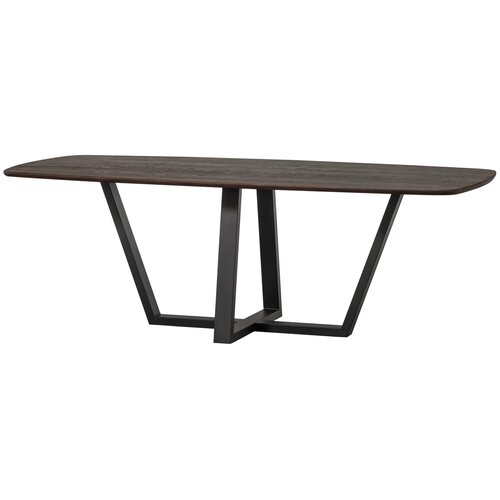 Woood Tablo: Eettafel Deens Ovaal Mystic Brown - 220 x 100 cm