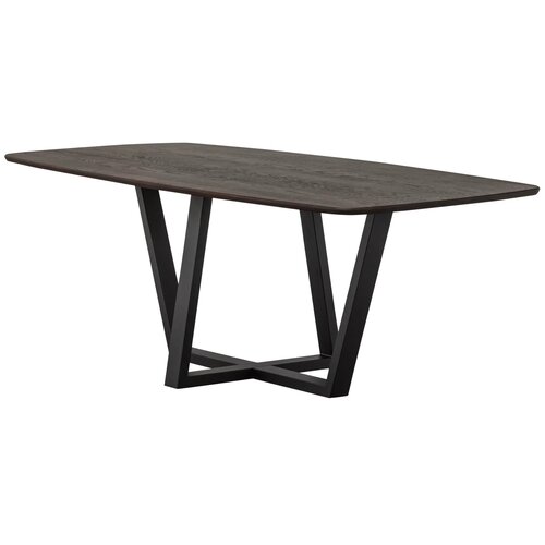 Woood Tablo: Eettafel Deens Ovaal Mystic Brown - 220 x 100 cm