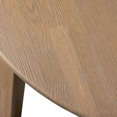Woood Tablo: Eettafel Ovaal Pebble Grey - 220 x 90 cm