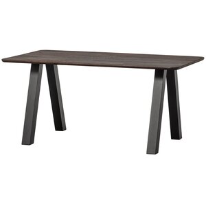 Woood Tablo: Eettafel Afgerond Mystic Brown - 160 x 90 cm