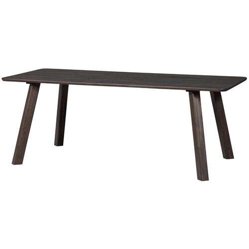 Woood Tablo: Eettafel Afgerond Mystic Brown - 200 x 90 cm Woood Tablo: Eettafel Afgerond Mystic Brown - 200 x 90 cm