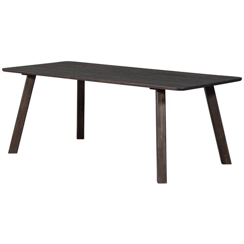 Woood Tablo: Eettafel Afgerond Mystic Brown - 200 x 90 cm