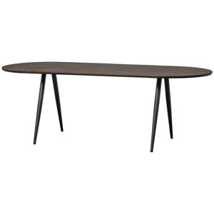 Woood Tablo: Eettafel Ovaal Mytic Brown - 220 x 90 cm
