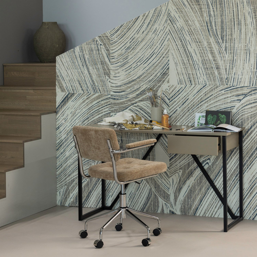 Woood Bureaustoel Kova - ribstof zand Woood Bureaustoel Kova - ribstof zand